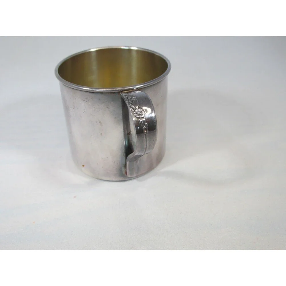Vintage Rogers 1881 Silver Plated Baby Child Cup no engraving silverplate